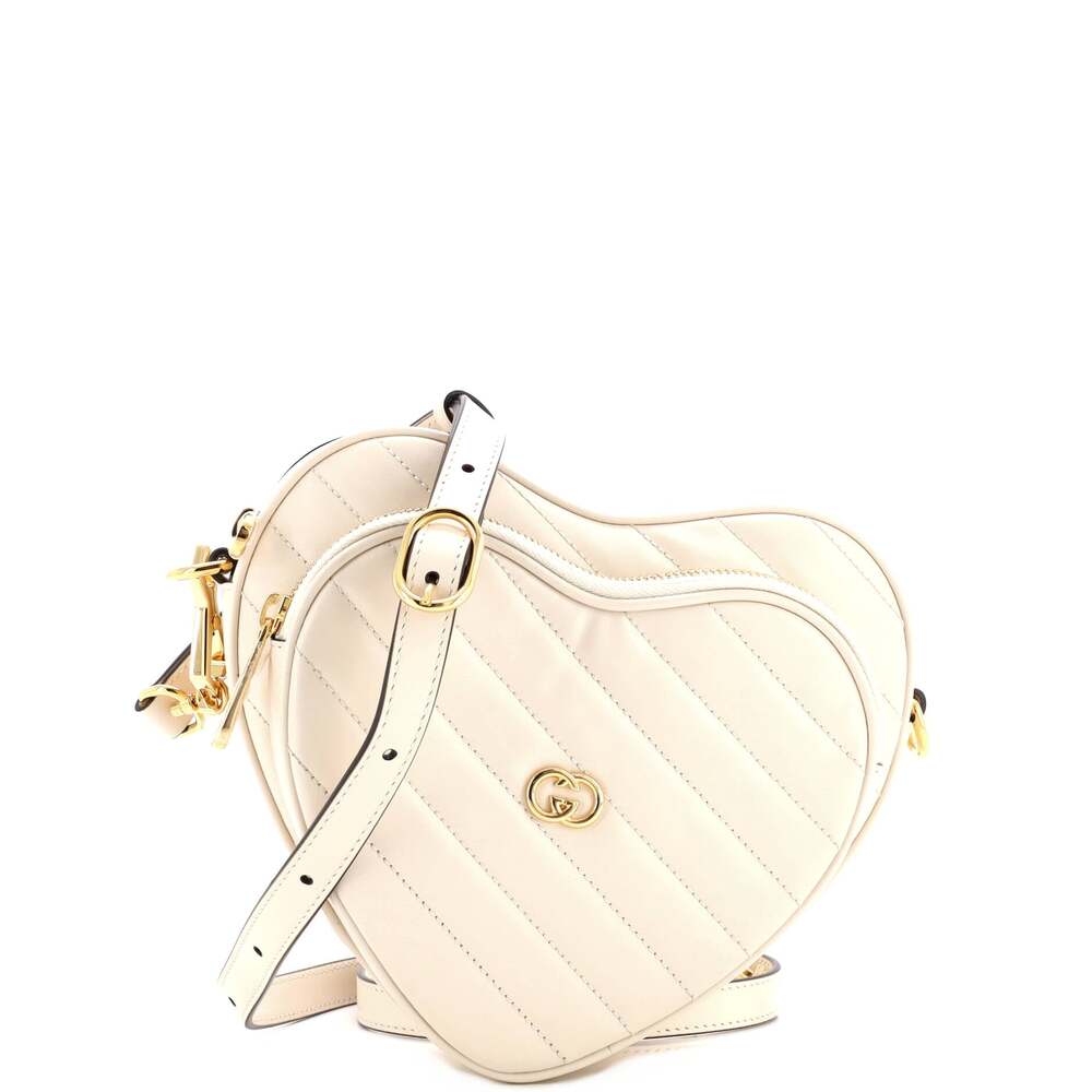 Gucci Interlocking G Heart Shoulder Bag #228670G16B